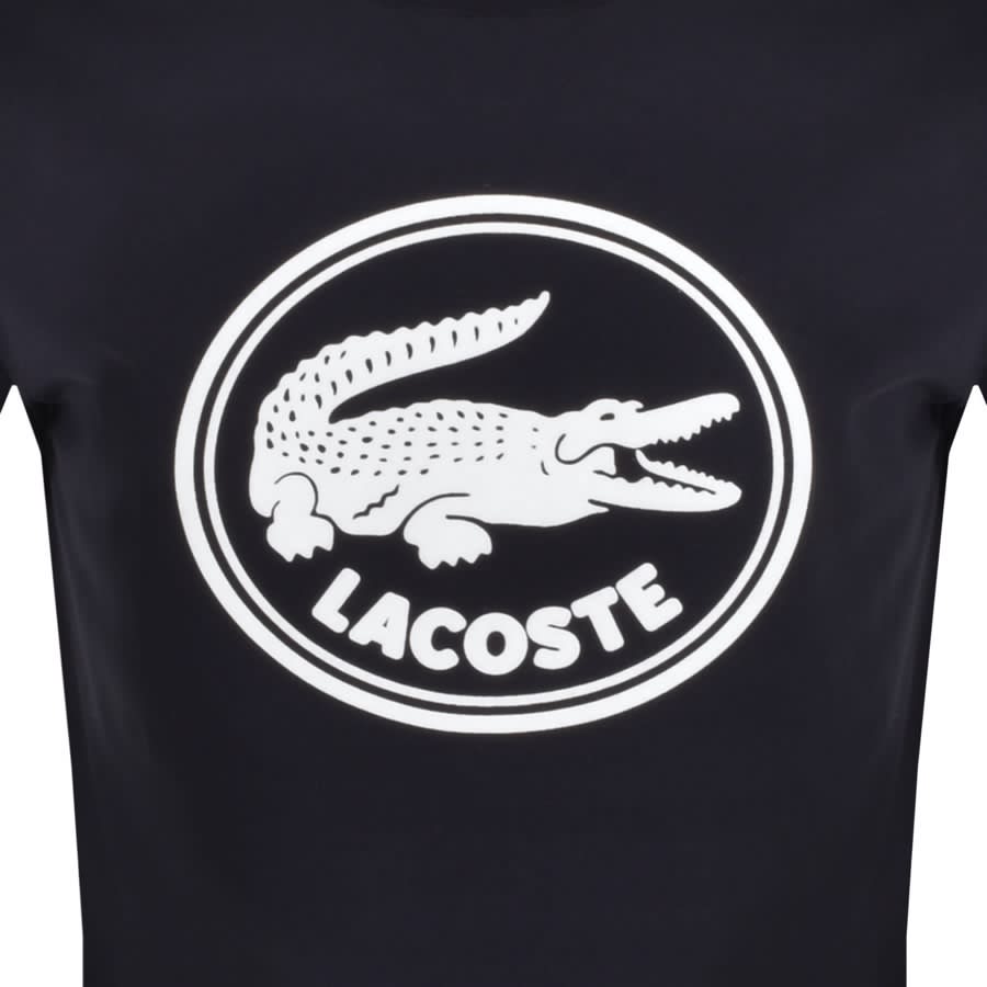 Alternative Image for ProductLacoste Live Flocked Logo T Shirt Navy3