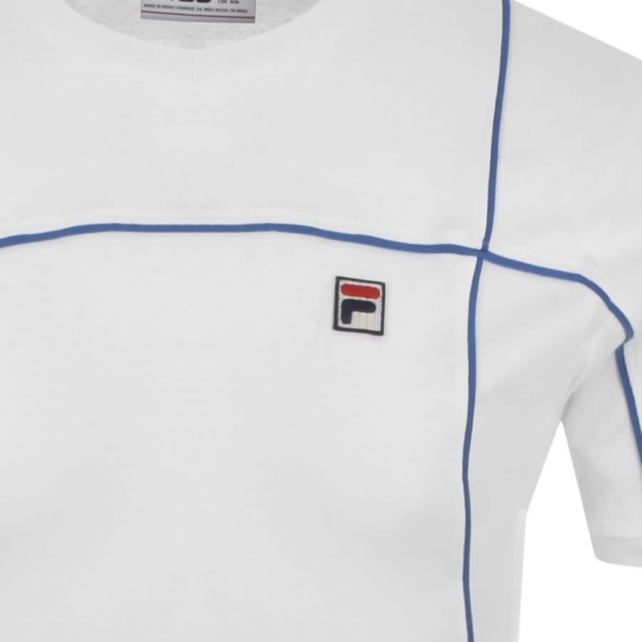 Alternative Image for ProductFila Vintage Terrinda Crew Neck T Shirt White3