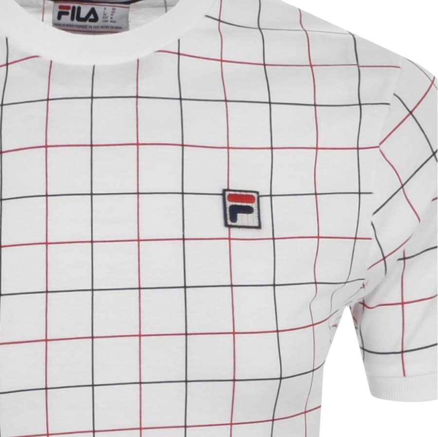 Alternative Image for ProductFila Vintage Casbian Crew Neck T Shirt White3