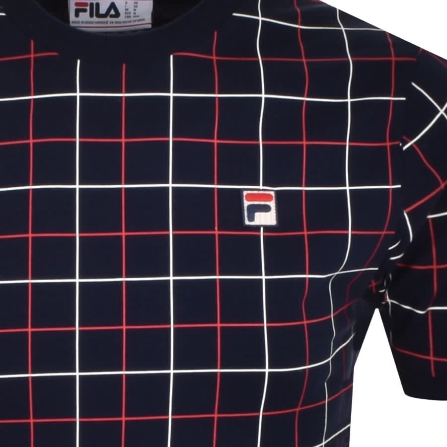 Alternative Image for ProductFila Vintage Casbian Crew Neck T Shirt Navy3