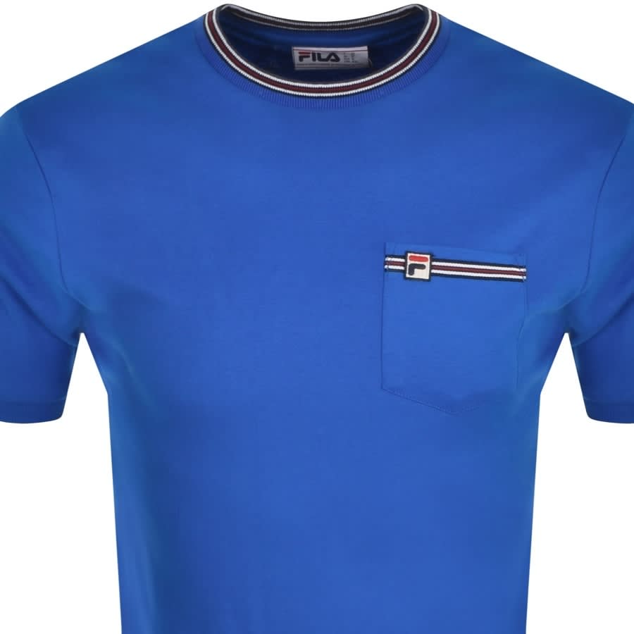 Alternative Image for ProductFila Vintage Tonetto Crew Neck T Shirt Blue2