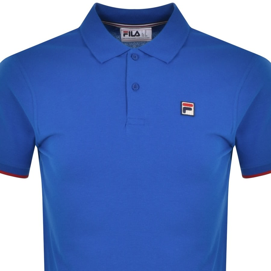 Alternative Image for ProductFila Vintage Custom Polo T Shirt Blue2