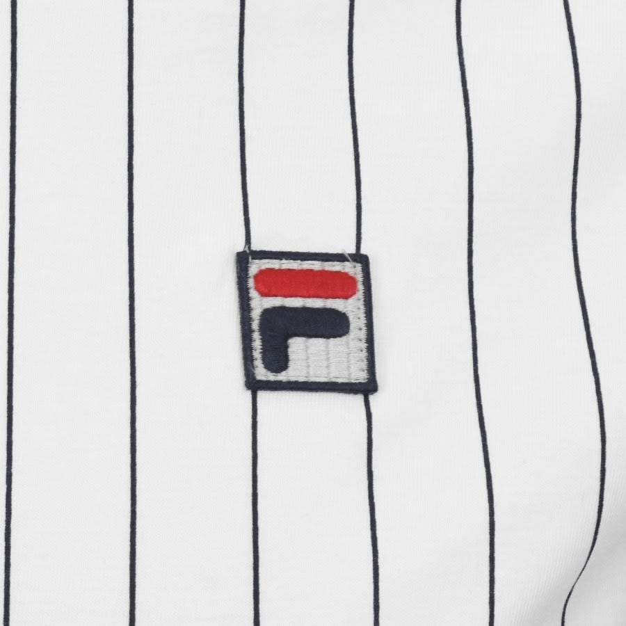 Alternative Image for ProductFila Vintage Pinstripe Polo T Shirt White3