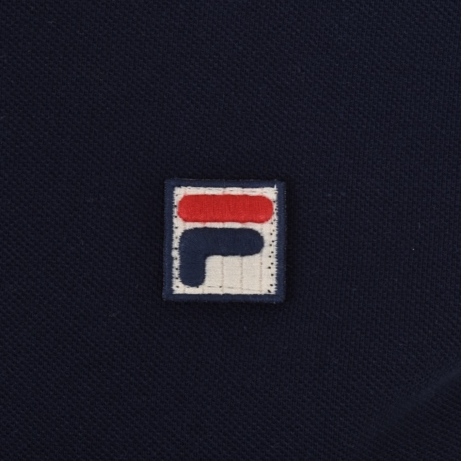Alternative Image for ProductFila Vintage Henley Polo T Shirt Navy3