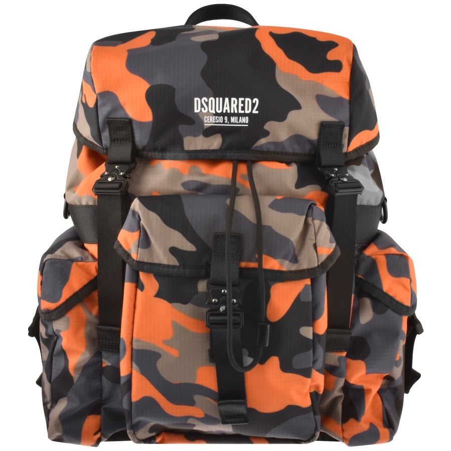 Alternative Image for ProductDSQUARED2 Ceresio 9 Camo Backpack Orange1