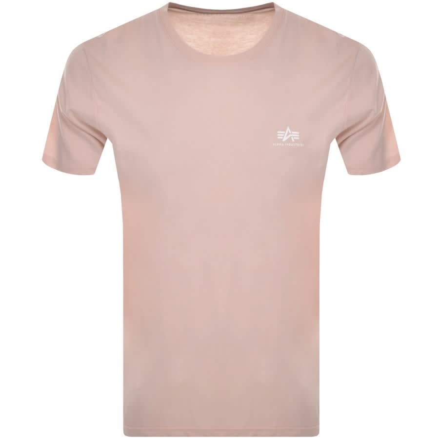 Alternative Image for ProductAlpha Industries Basic Logo T Shirt Pink1