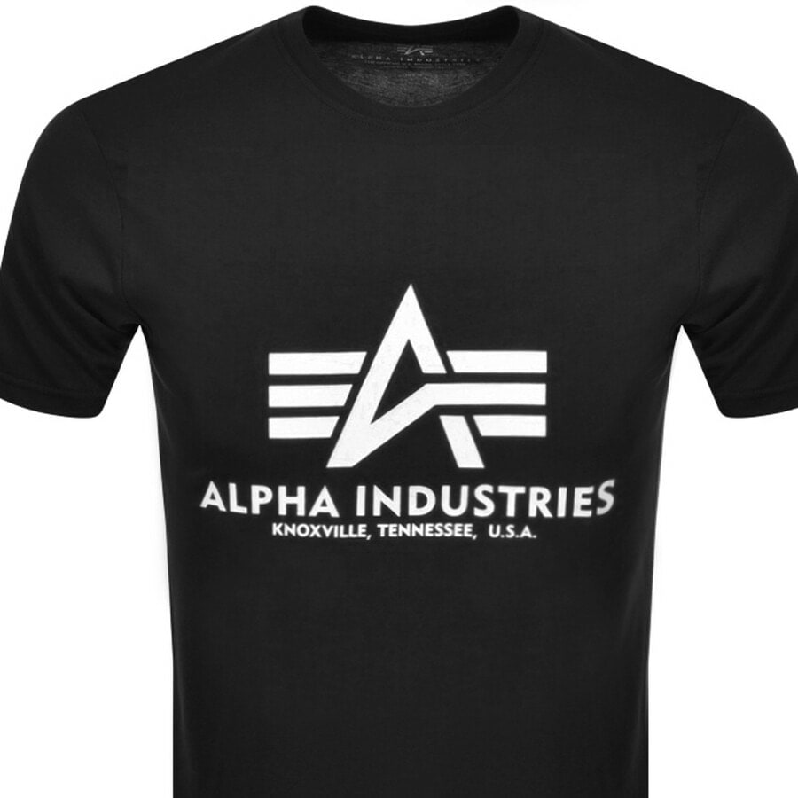 Alternative Image for ProductAlpha Industries Basic Logo T Shirt Black2