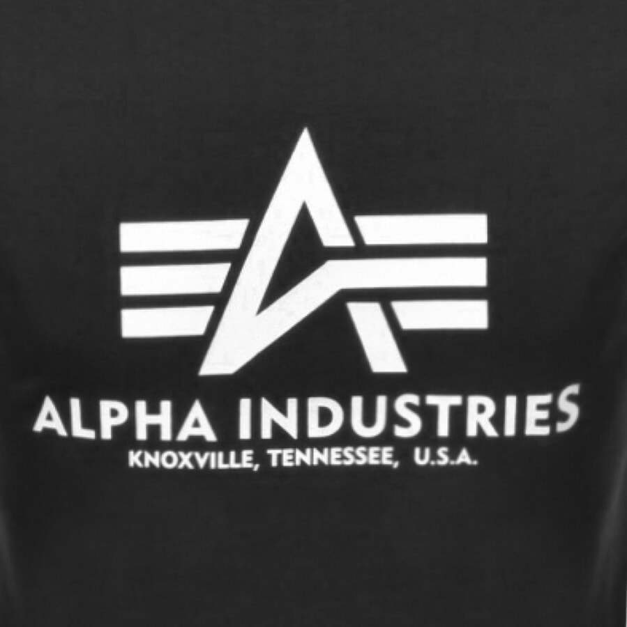 Alternative Image for ProductAlpha Industries Basic Logo T Shirt Black3