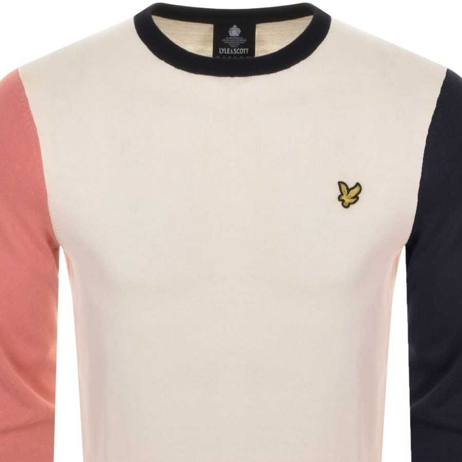 Alternative Image for ProductLyle And Scott Logo Knit Jumper Cream2