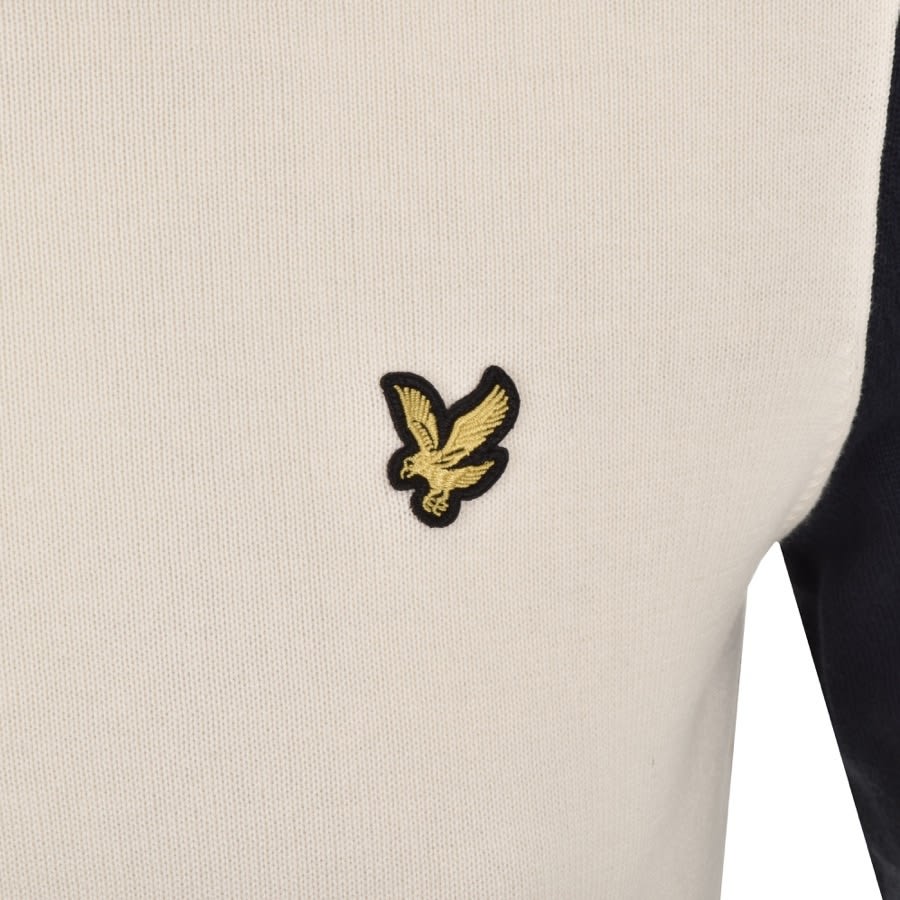 Alternative Image for ProductLyle And Scott Logo Knit Jumper Cream3
