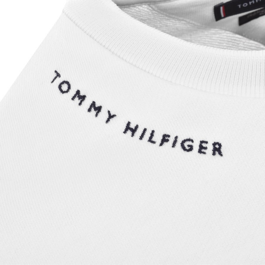 Alternative Image for ProductTommy Hilfiger Jaquard Collar Sweatshirt White3