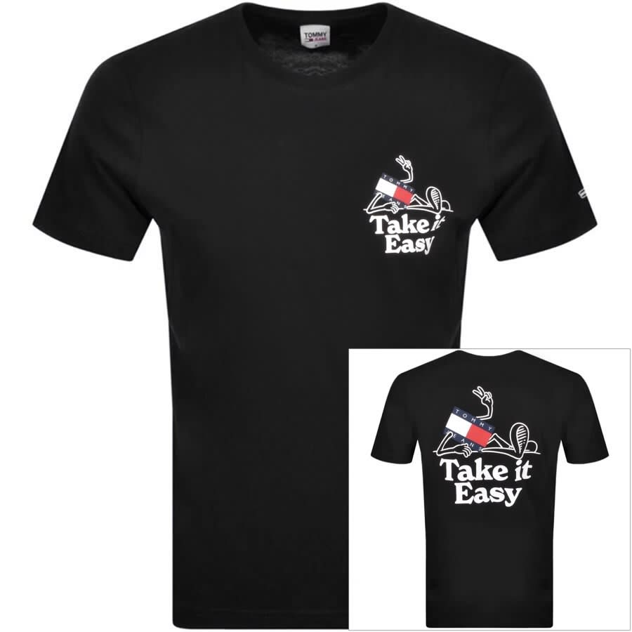 Alternative Image for ProductTommy Jeans Philosotee T Shirt Black1
