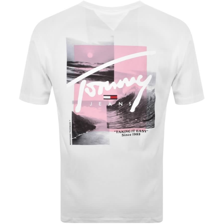 Alternative Image for ProductTommy Jeans Script Photo T Shirt White3