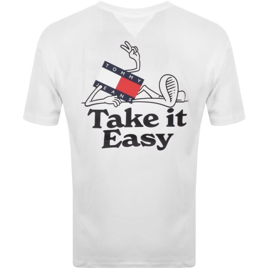 Alternative Image for ProductTommy Jeans Philosotee T Shirt White3