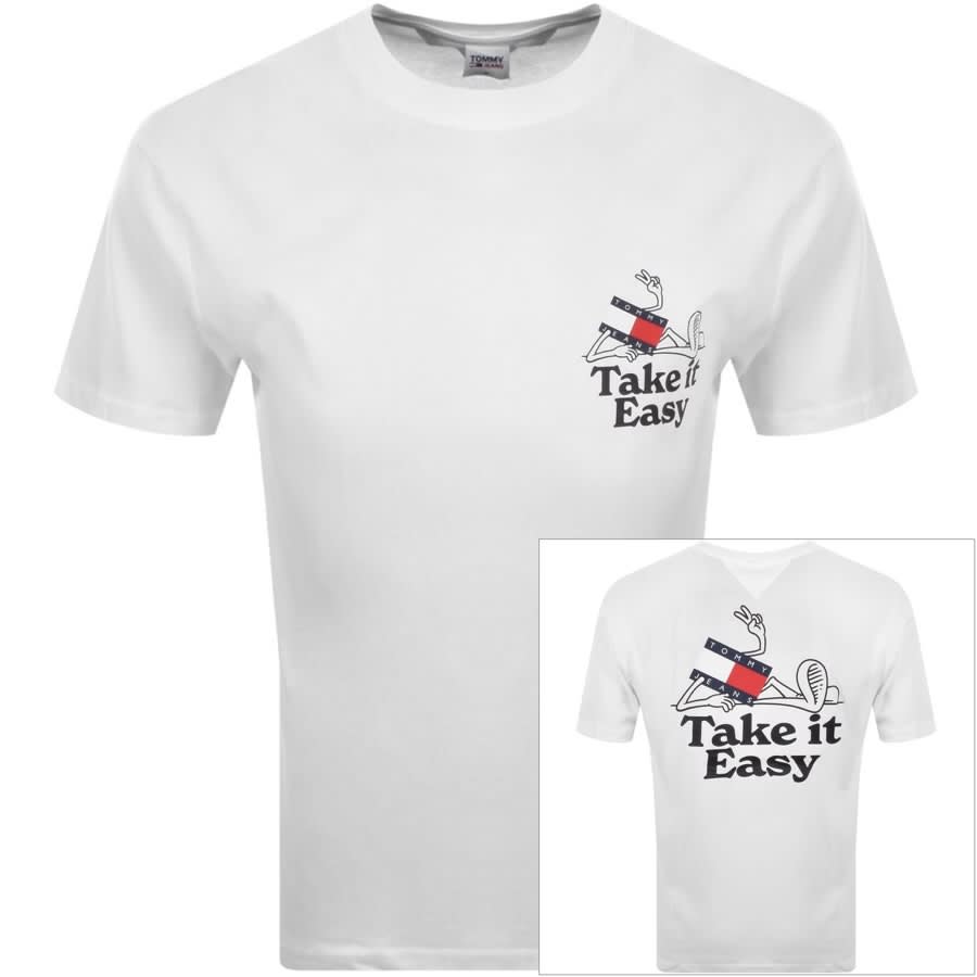 Alternative Image for ProductTommy Jeans Philosotee T Shirt White1