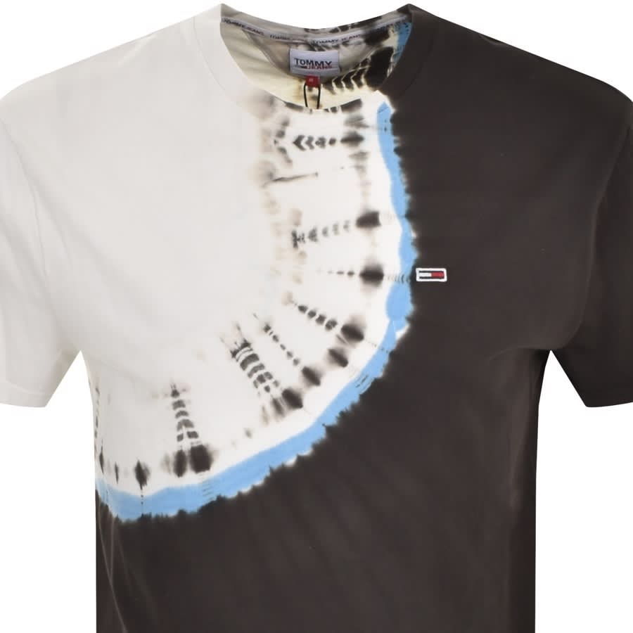 Alternative Image for ProductTommy Jeans Tie Dye Logo T Shirt Charcoal Grey2
