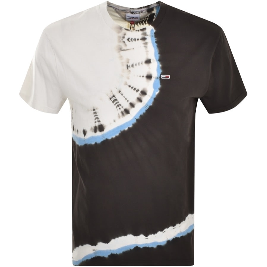 Alternative Image for ProductTommy Jeans Tie Dye Logo T Shirt Charcoal Grey1