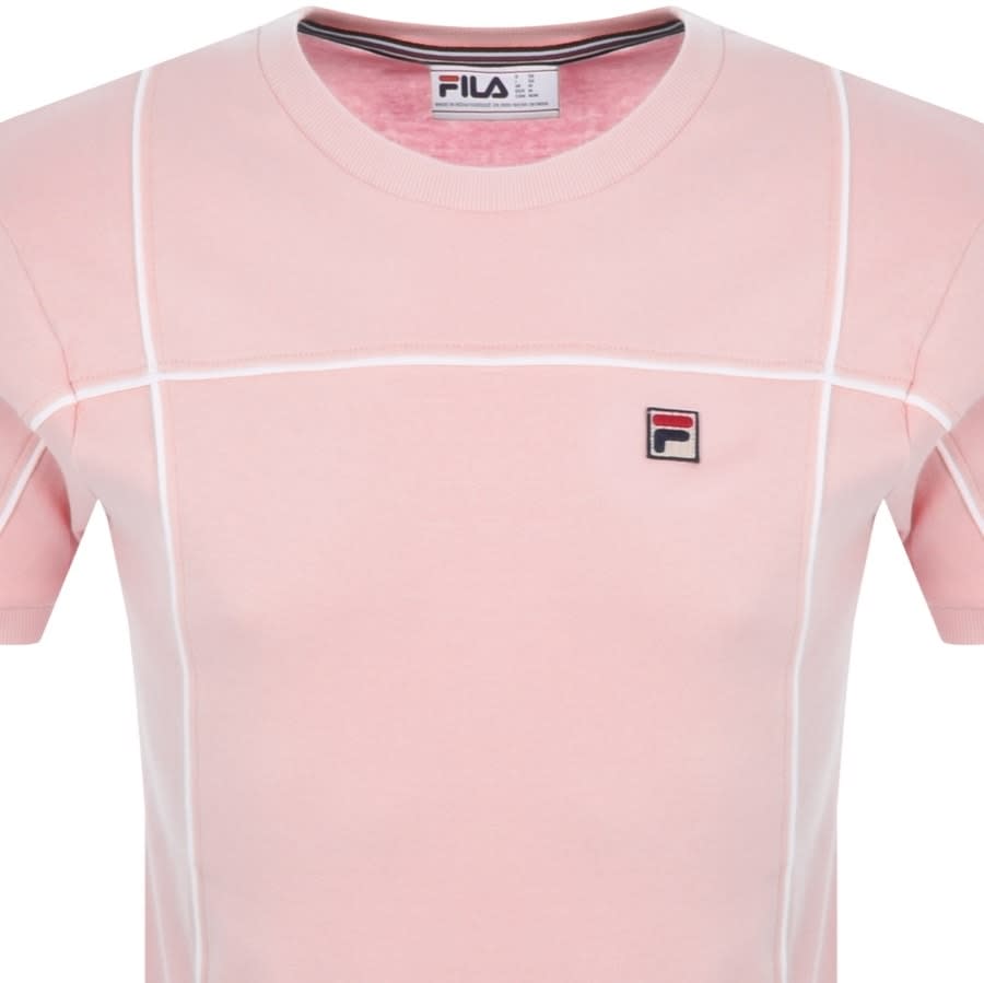 Alternative Image for ProductFila Vintage Terrinda Crew Neck T Shirt Pink2
