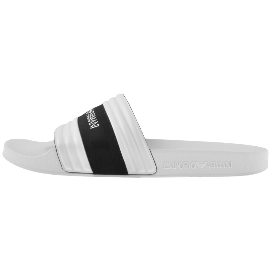 Alternative Image for ProductEmporio Armani Logo Sliders White2