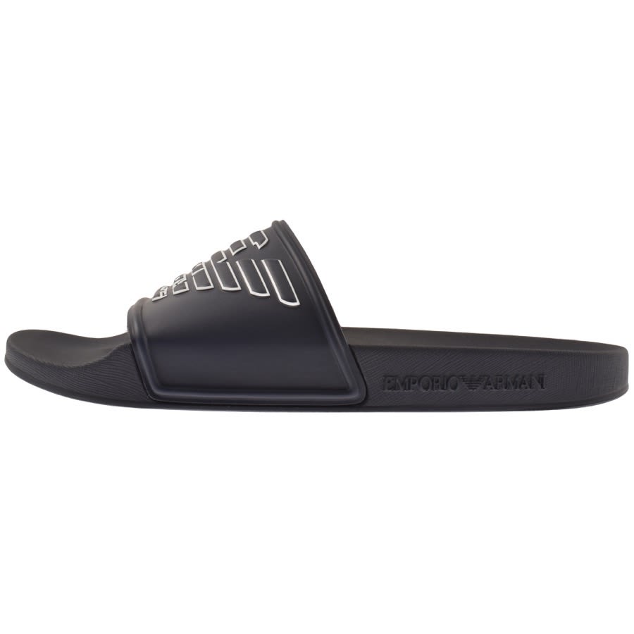 Alternative Image for ProductEmporio Armani Logo Sliders Navy2