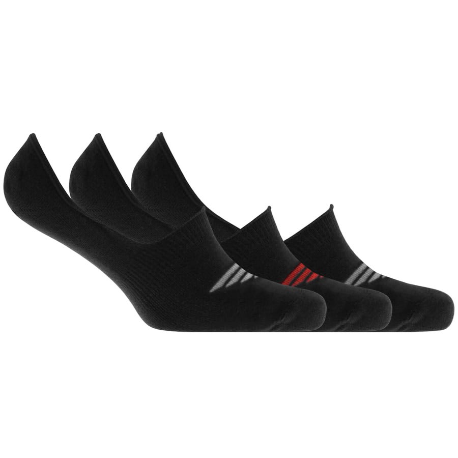 Alternative Image for ProductEmporio Armani 3 Pack Trainer Socks Black1