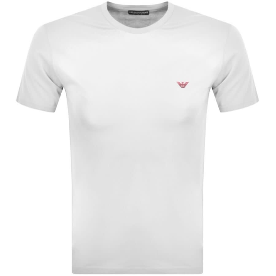 Alternative Image for ProductEmporio Armani Lounge 2 Pack T Shirts White Navy2