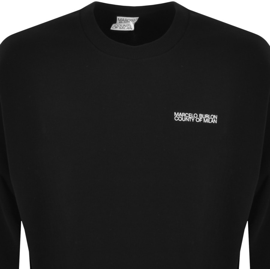 Alternative Image for ProductMarcelo Burlon Tempera Sweatshirt Black2