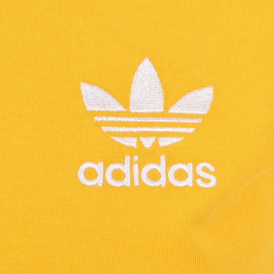 adidas Originals 3 Stripe T Shirt Yellow | Mainline Menswear