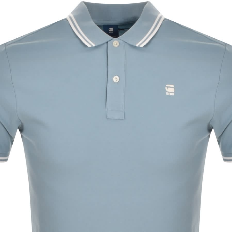 Alternative Image for ProductG Star Raw Sport Slim Polo T Shirt Blue2