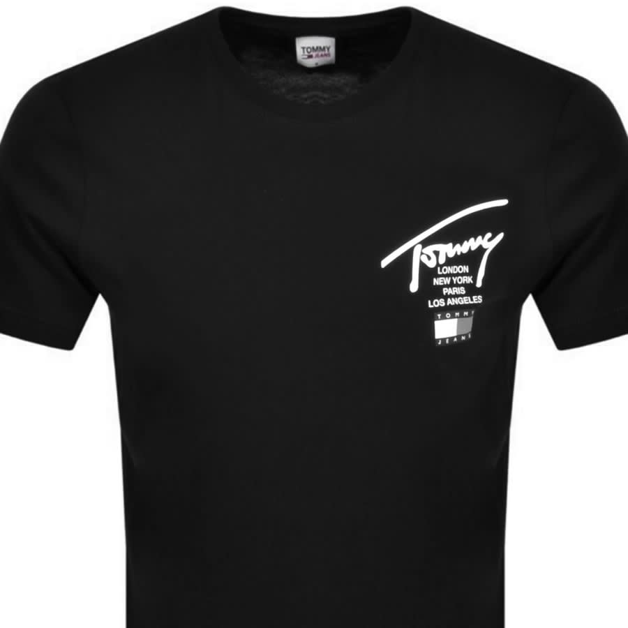 Alternative Image for ProductTommy Jeans Essential Logo T Shirt Black2
