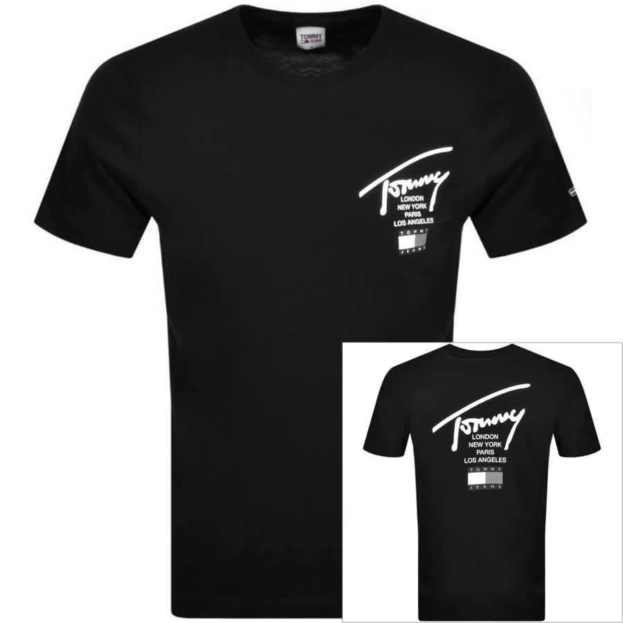 Alternative Image for ProductTommy Jeans Essential Logo T Shirt Black1