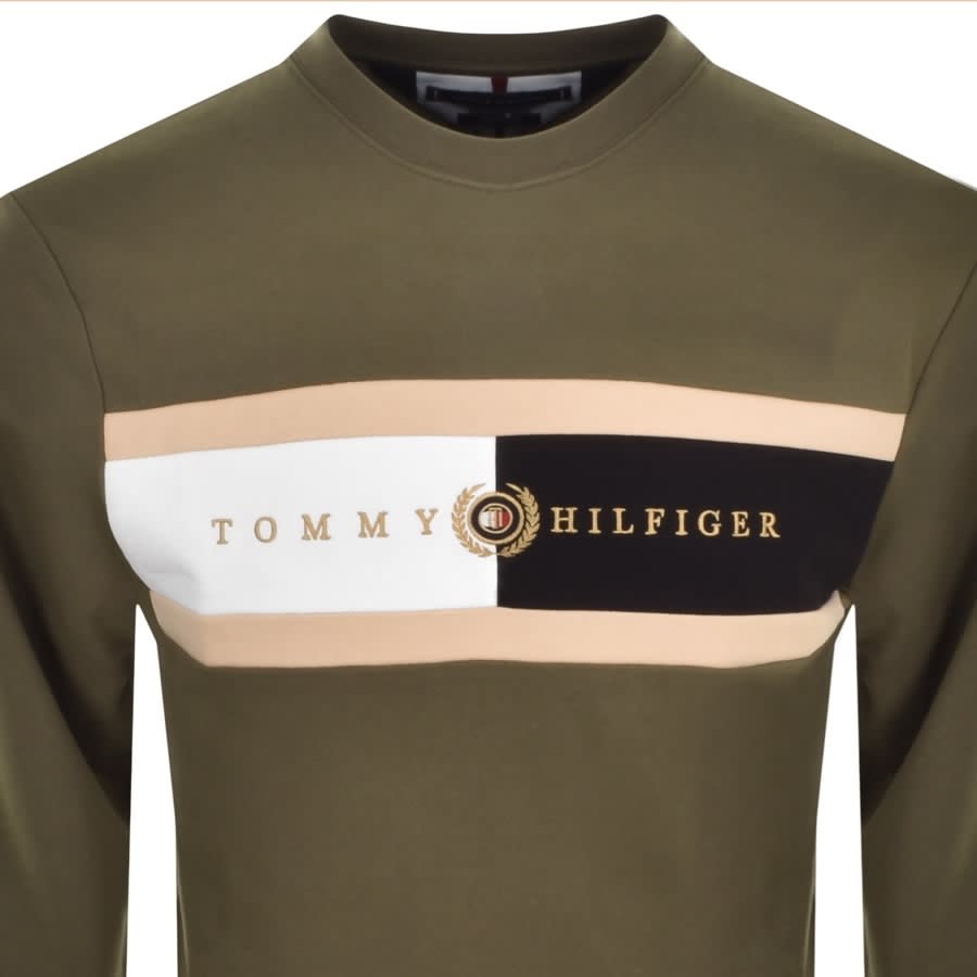 Alternative Image for ProductTommy Hilfiger Logo Sweatshirt Green2