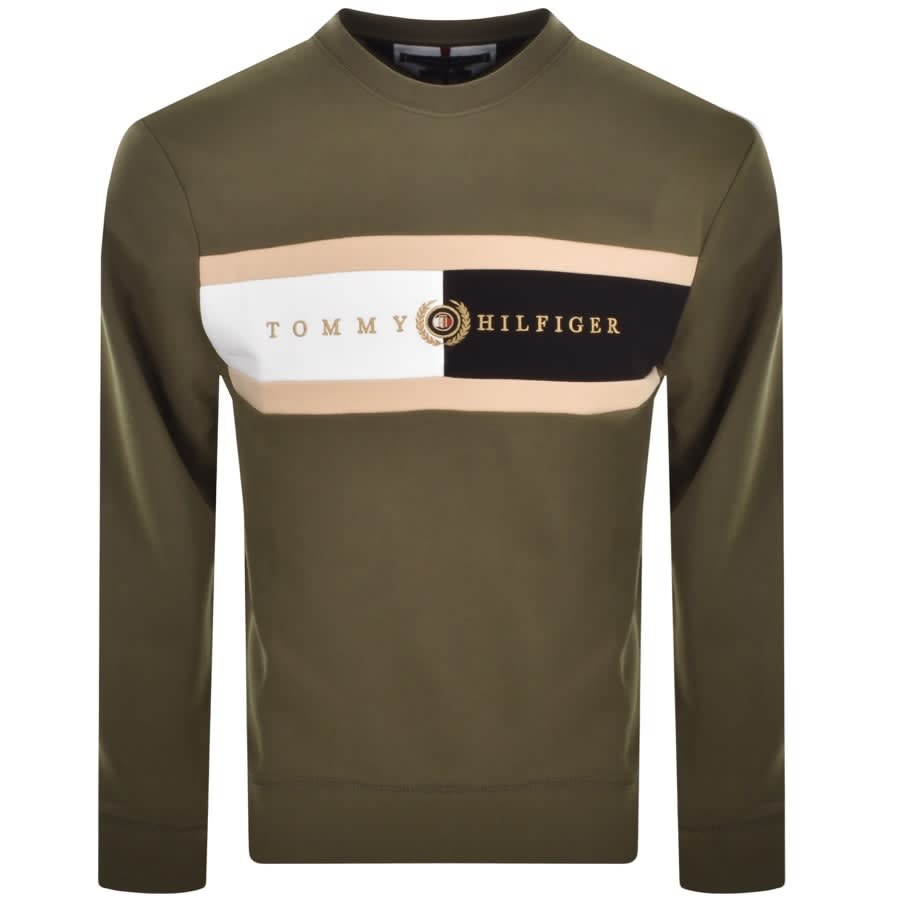 Alternative Image for ProductTommy Hilfiger Logo Sweatshirt Green1