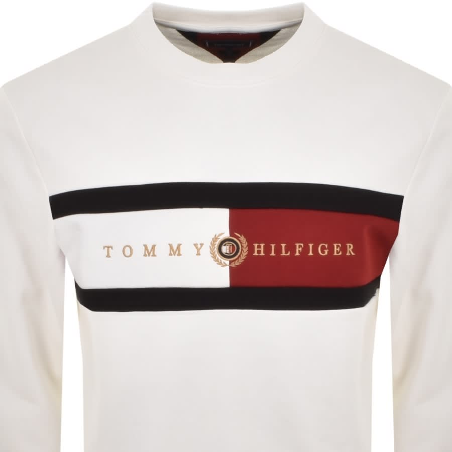 Alternative Image for ProductTommy Hilfiger Logo Sweatshirt White2