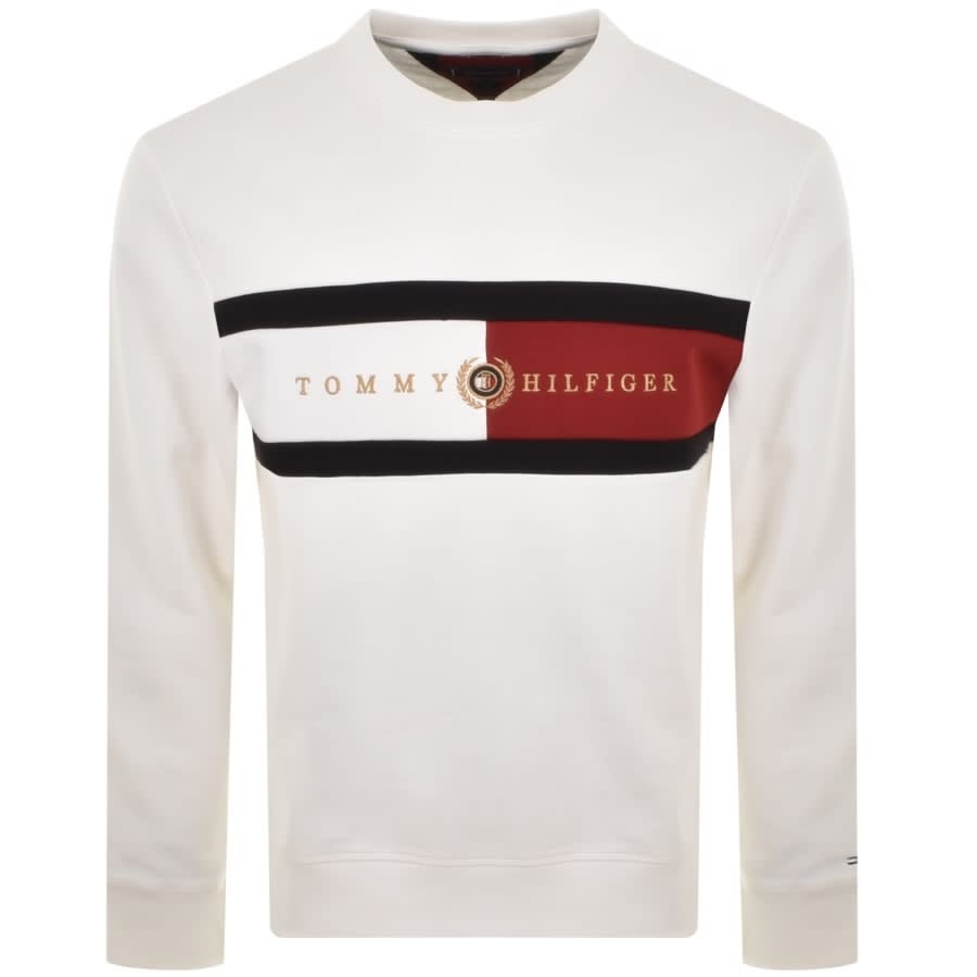 Alternative Image for ProductTommy Hilfiger Logo Sweatshirt White1
