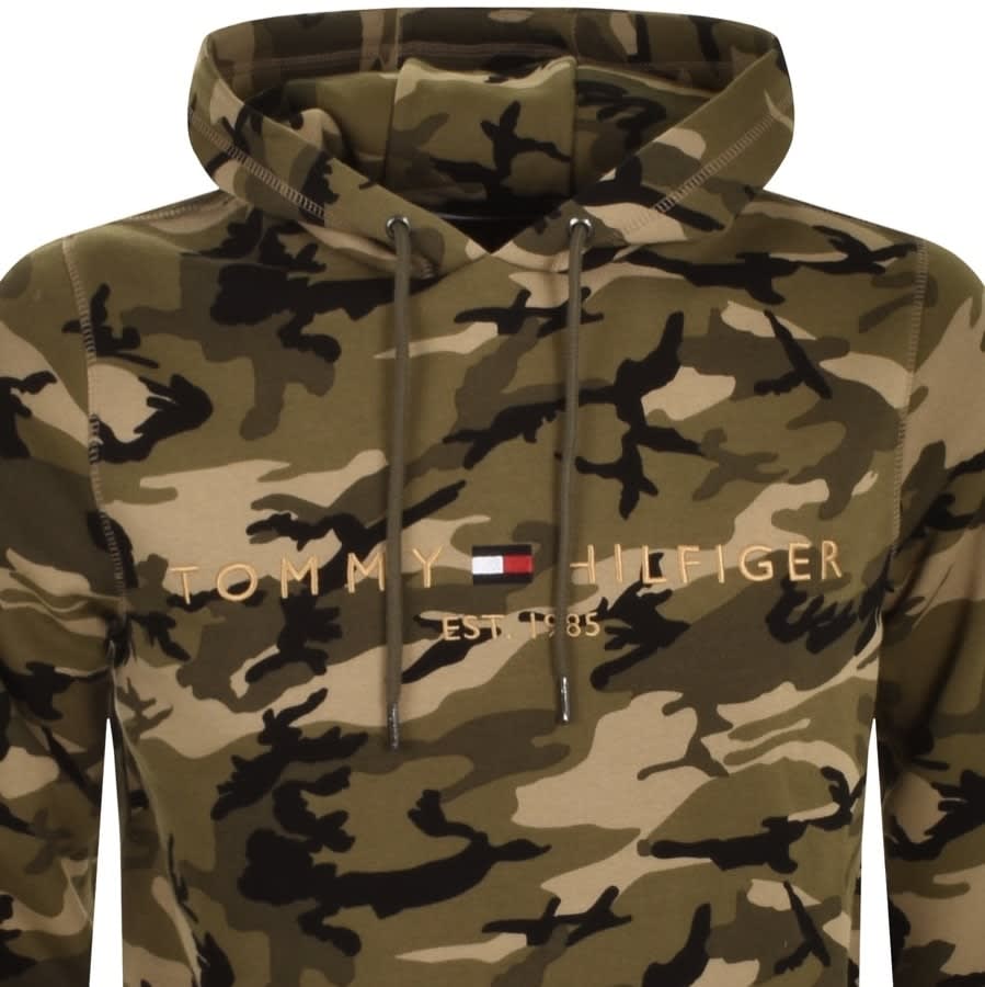 Alternative Image for ProductTommy Hilfiger Logo Hoodie Khaki2