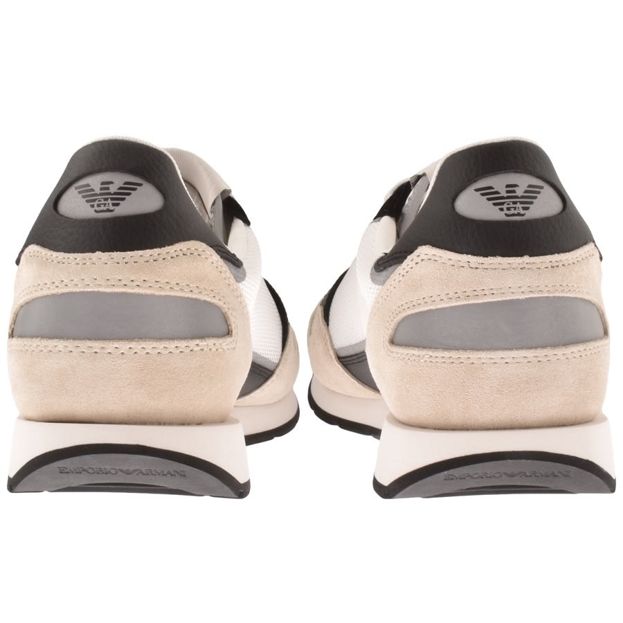 Alternative Image for ProductEmporio Armani Logo Trainers Black2