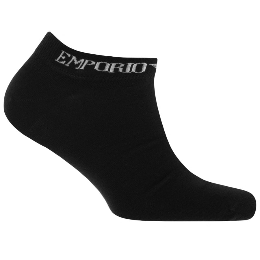 Alternative Image for ProductEmporio Armani 3 Pack Trainer Socks Navy3
