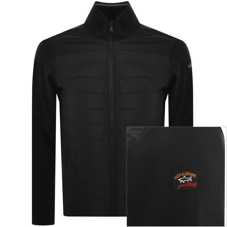 Alternative Image for ProductPaul And Shark Full Zip Sweatshirt Black1