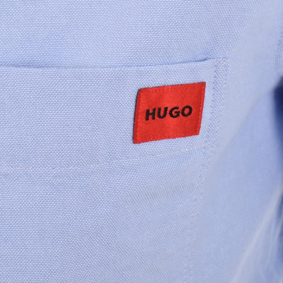 Alternative Image for ProductHUGO Long Sleeved Evito Shirt Blue3