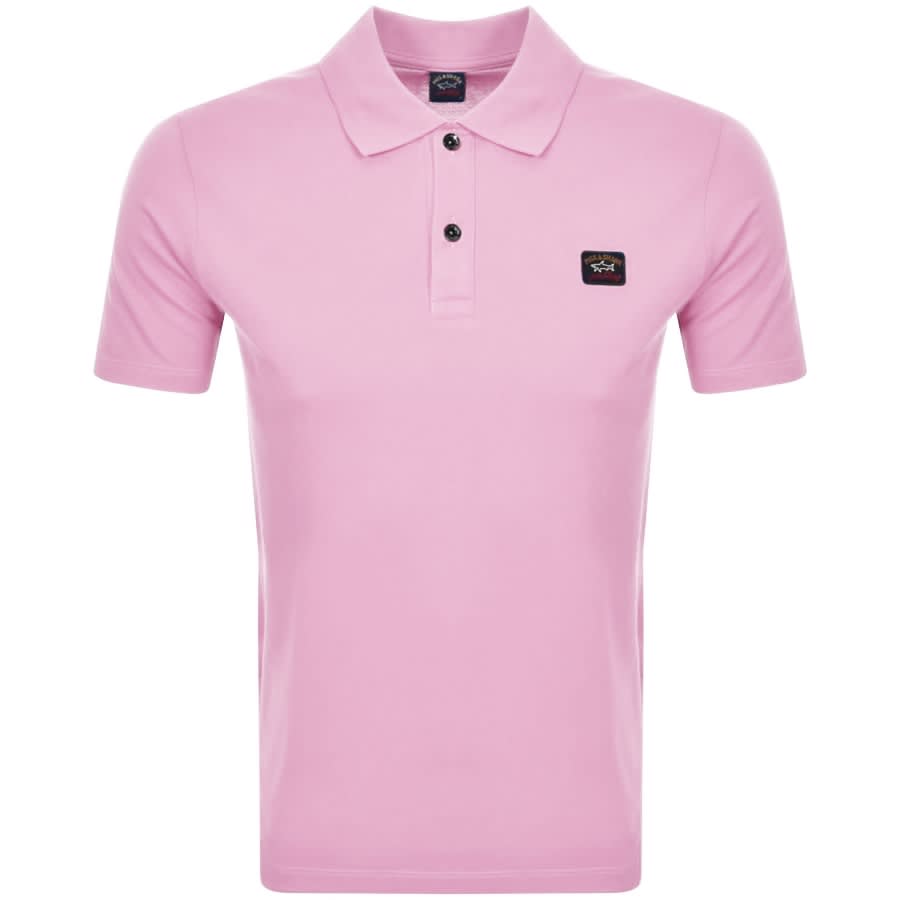 Alternative Image for ProductPaul And Shark Short Sleeved Polo T Shirt Pink1