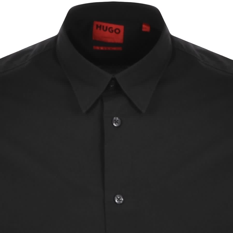 Alternative Image for ProductHUGO Short Sleeved Edor Shirt Black3