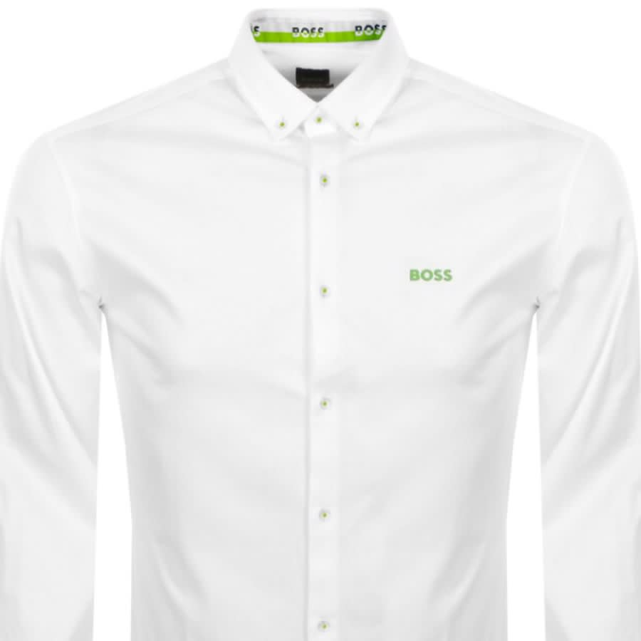 Alternative Image for ProductBOSS Biado R Long Sleeved Shirt White2