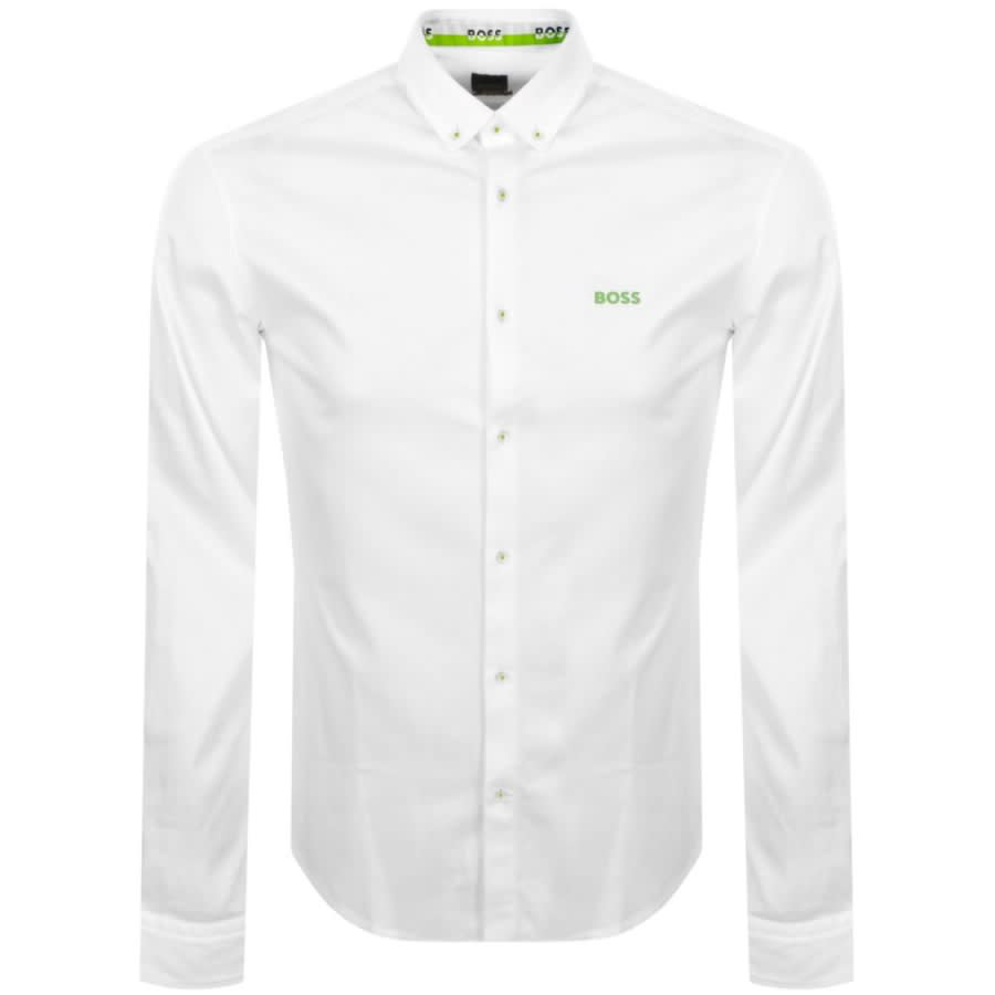Alternative Image for ProductBOSS Biado R Long Sleeved Shirt White1