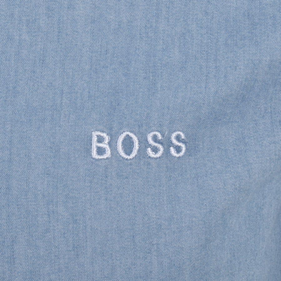 Alternative Image for ProductBOSS Mabsoot Long Sleeved Shirt Blue3