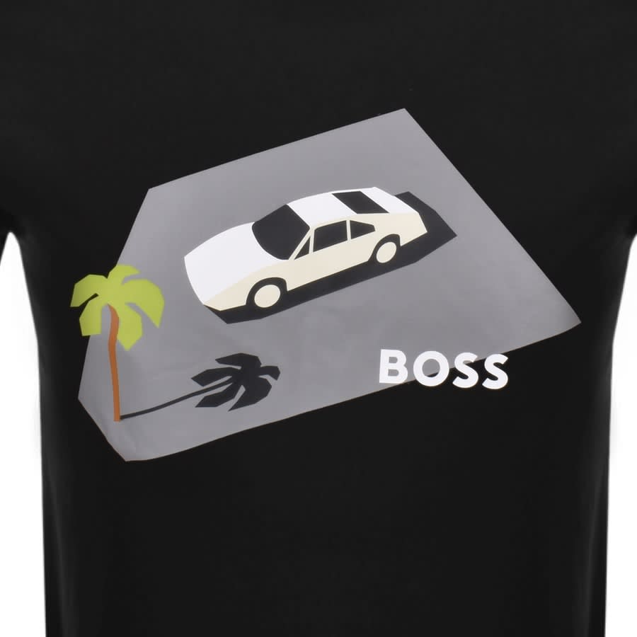 Alternative Image for ProductBOSS Car Graphic T Shirt Black3
