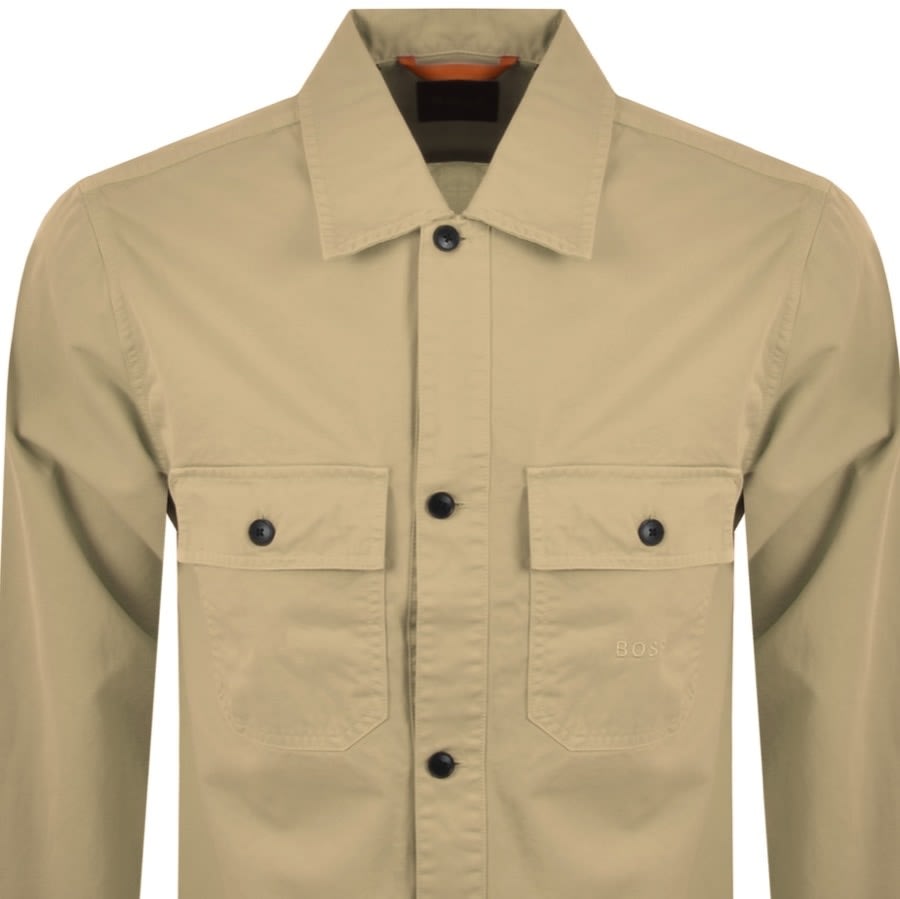 Alternative Image for ProductBOSS Lovvo Overshirt Jacket In Beige2