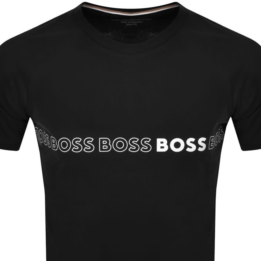 Alternative Image for ProductBOSS Short Sleeved Slim Fit T Shirt Black2