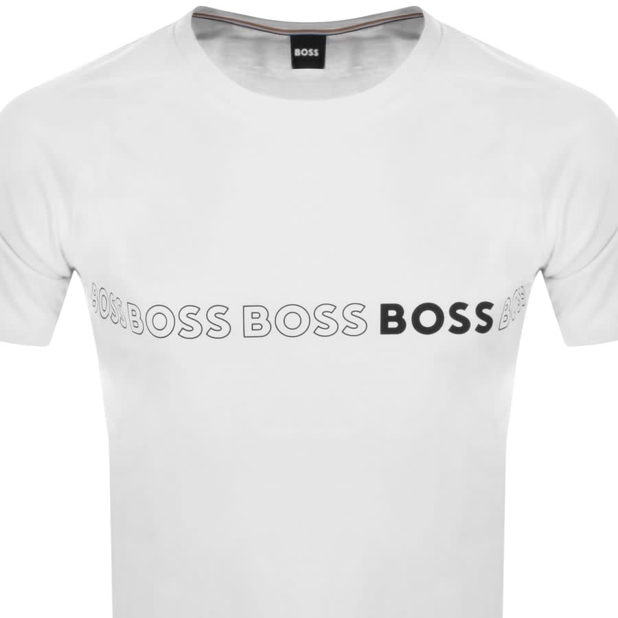 Alternative Image for ProductBOSS Short Sleeved Slim Fit T Shirt White2