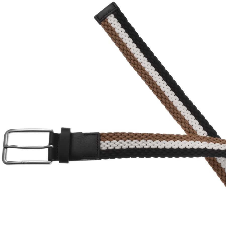 Alternative Image for ProductBOSS Woven Tape Belt Black2